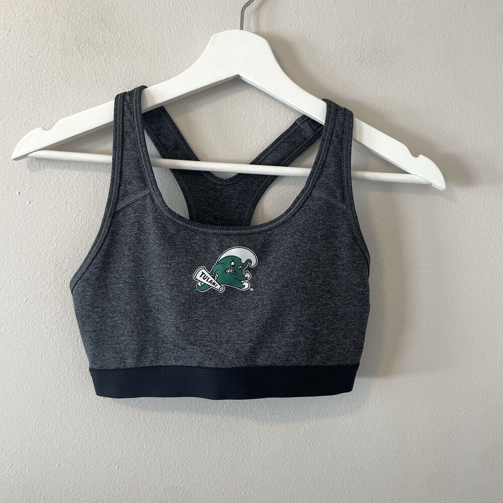 Nike Tulane College Sports Bra Sz S Dri Fit University Collegiate
